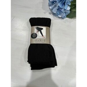 New Studio S brown Leggings Ribbed Knit Soft Warm‎ Winter L/XL